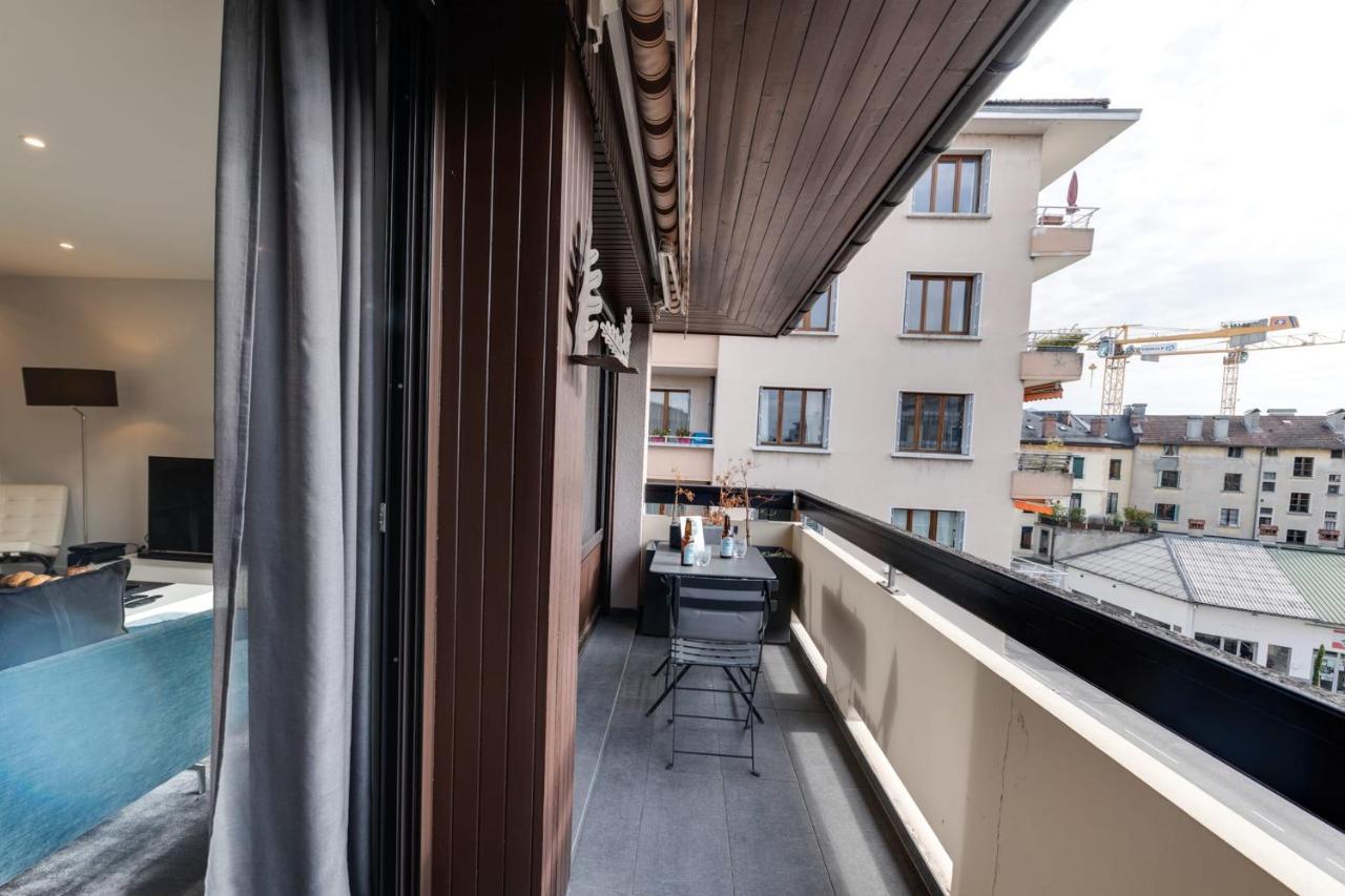 Les Sorbiers - Appartement 2 chambres dernier étage - parking&terrasse Annecy Exterior foto